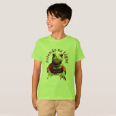 T-shirt Cute Frog Commander dans navette spatiale (Devant entier)
