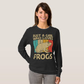 T-shirt Cute Frog Conception Pour Filles Maman Toad Catche (Devant entier)