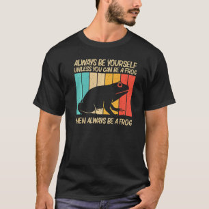 T-shirt Cute Frog Pour Hommes Femme Grenouille Toile Anima