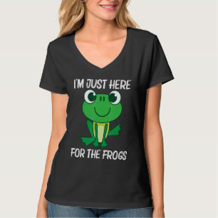 T-shirt Cute Frog Pour Hommes Femmes Forêt Zoo Animaux Ani