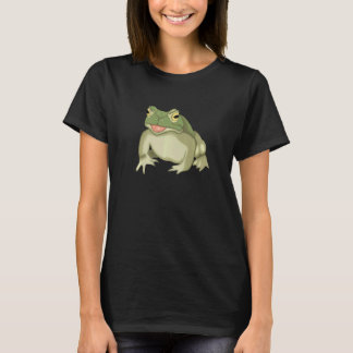 T-shirt Cute Frog Sitting Amphibian for Kids Green Frog
