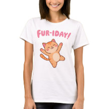 Cute Fun Chat Fur-iday Femme