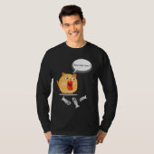 T-shirt Cute fun & silly fat cat (Devant entier)