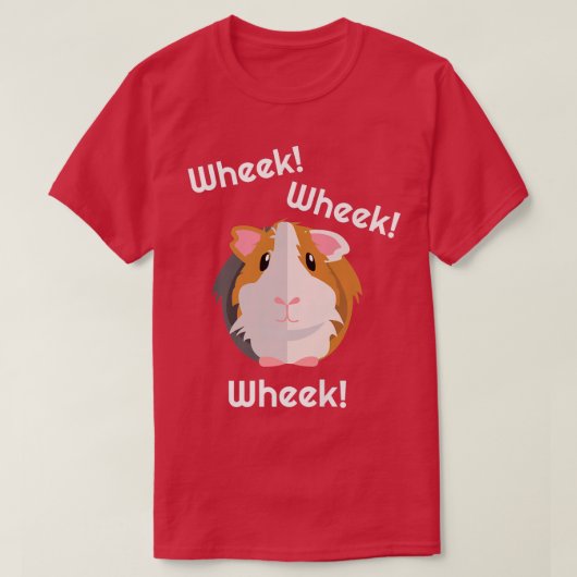 T-shirt Cute & Funny Wheek Guinea Pig Owner Cavy Lover T (Design devant)