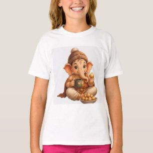 T-shirt Cute Ganesha Ganesh Chaturthi Festival