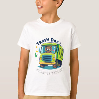 T-shirt Cute Garbage Truck Trash Truck