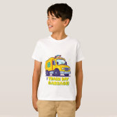 T-shirt Cute Garbage Truck Trash Truck (Devant entier)