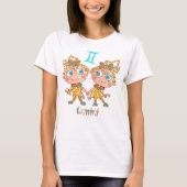 T-shirt Cute Gemini Twins (Devant)