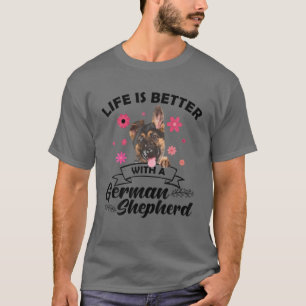 T-shirt Cute German Shepherd Art Men Women Dog Lover Germa