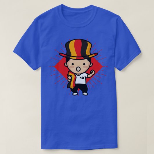 T-shirt Cute Germany Fan German Kawaii Cute Supporter (Design devant)