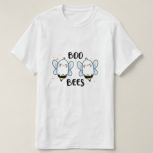 T-shirt Cute Ghost Boo Bees - Funny Halloween sur blanc