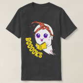 T-shirt Cute Ghost Book Lecture pour enseignant - salle de (Design devant)