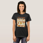 T-shirt Cute Ghost Halloween Fall Pumpkin Autumn Vibes Onl (Devant entier)