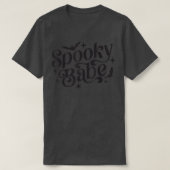 T-shirt Cute Ghost Spooky Babe Retro Groovy Halloween 1432 (Design devant)