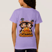 T-Shirt Cute Ginger Chats en sorcier Casquette Halloween C (Dos)