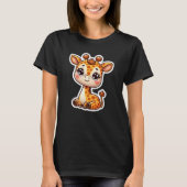 T-shirt Cute Giraffe (Devant)