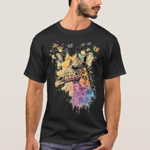 T-shirt Cute Giraffe Hommes Femmes Enfants 1