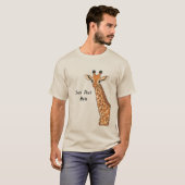 T-shirt Cute Giraffe Personalized (Devant entier)