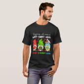 T-shirt Cute Gnome Happy Valentines St Patricks Easter Hol (Devant entier)