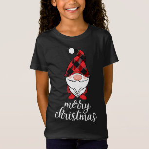 T-Shirt Cute Gnome Joyeux Noël famille assortie pyjama