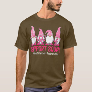 T-shirt Cute Gnome Support Squad Sensibilisation au cancer