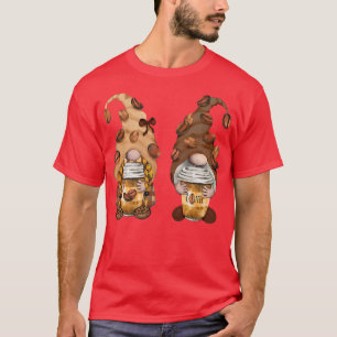 T-shirt Cute Gnomes Café Drôle Caféine Homme Femme Premiu