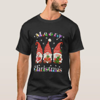 Cute Gnomes Merry Christmas Light Family Gnome Xma