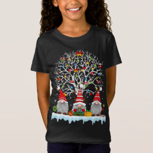 T-Shirt Cute Gnomes Merry Christmas Light Family Gnome Xma