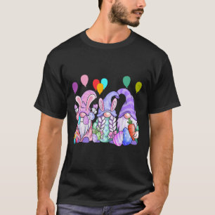 T-shirt Cute Gnomes œufs de Pâques Ballons Drôle Gnome Pâq