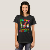 T-shirt Cute Gnomies Happy First Day Of School Back To Sch (Devant entier)