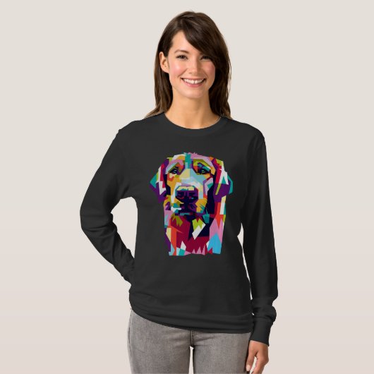 T-shirt Cute Golden Retriever Labrador Lab (Devant entier)