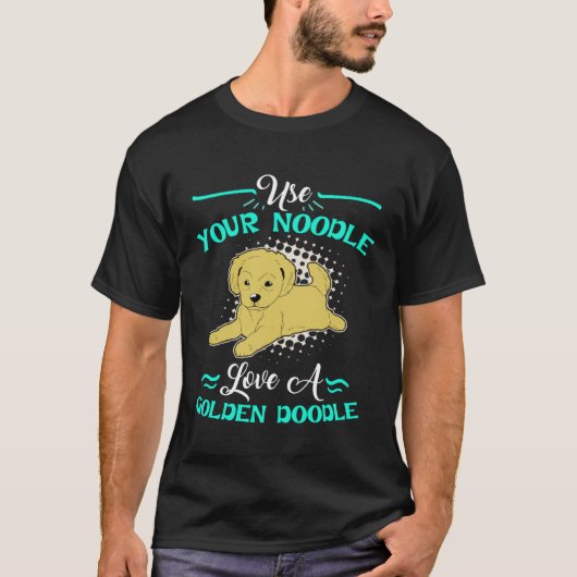 T-shirt Cute Goldendoodle  Womens Love A Golden Doodle (Devant)