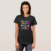 T-shirt Cute Goodbye Équipe de 3e année Hello 4e année Squ (Devant entier)
