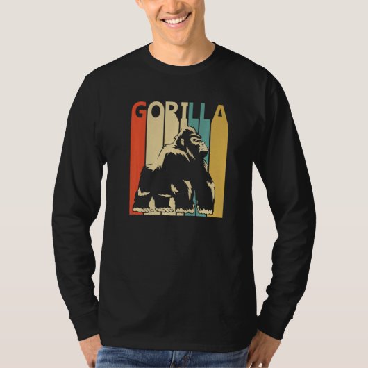 T-shirt Cute Gorilla Animal (Devant)