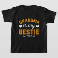 Cute Grandma Grandgirl mot art bestie