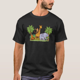 T-shirt Cute Graphic Animal Keeper Zoo Keeper Amoureux des
