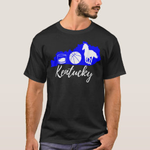 T-shirt Cute Graphic Bourbon Basketball Cheval Kentucky T-