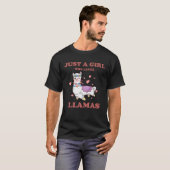 T-shirt Cute graphic llama animal  for fun (Devant entier)