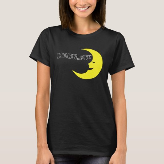 T-shirt Cute Graphic Tees  Moon Pie (Devant)