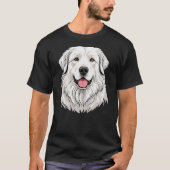 T-shirt Cute Great Pyrenees Dog Breed (Devant)