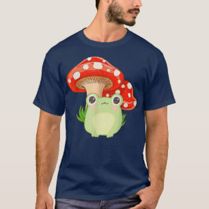 T-shirt Cute grenouille Champignons Cottagecore esthétique