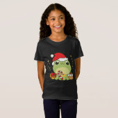 T-Shirt Cute Grenouille de Noël (Devant entier)