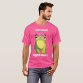 T-shirt Cute grenouille Dormir Vêtements de nuit (Devant entier)