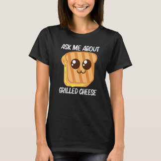 T-shirt Cute Grilled Cheese For Men Women Toast Bread