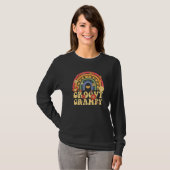 T-shirt Cute Groovy Grampy Retro Groovy Rainbow (Devant entier)