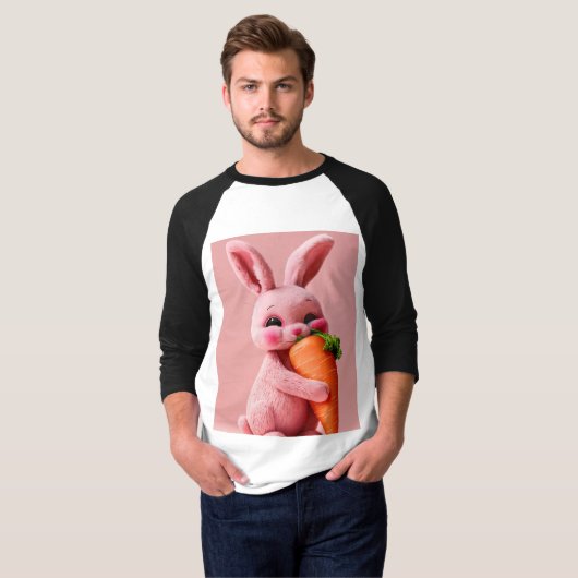 T-shirt Cute Grotte Carotte Hug (Devant entier)