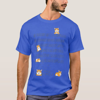 T-shirt Cute Guinea Pig Jouer de la musique Note Clef Musi