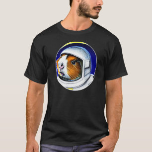 T-shirt Cute Guinée Pig Astronaut Cavy Space Lover Premiu