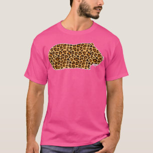 T-shirt Cute Guinée Pig Lover Animal Poster de animal Leop