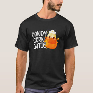 T-shirt Cute Halloween Candy Corn Cutie Filles Garçons Enf